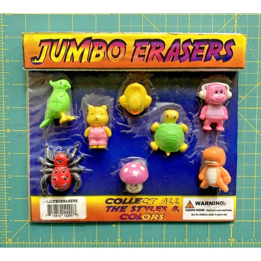 Vintage Jumbo Erasers Vending Machine Display Board #478